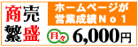月額6300円!ホームページサービス